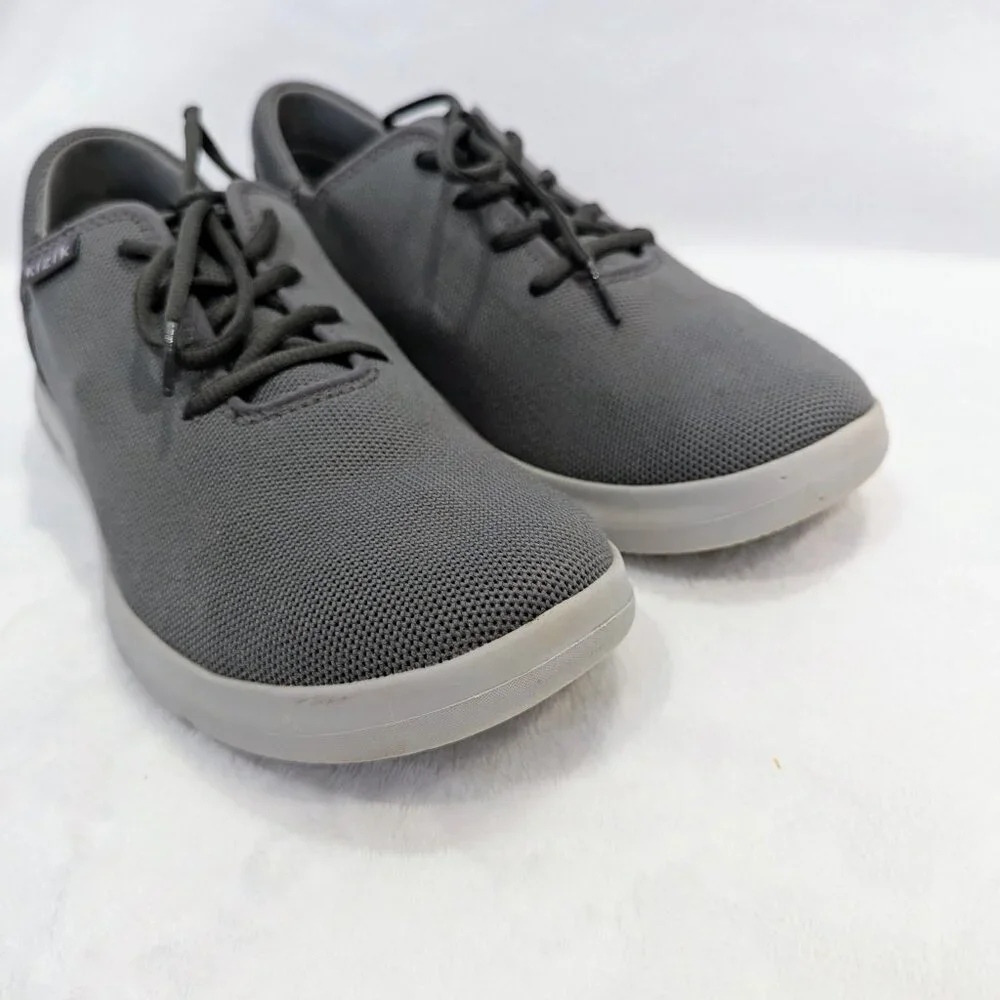 KIZIK Madrid Eco Knit Sneakers 10 Men's Smoke Gray Hands-Free Unisex - Picture 2 of 8